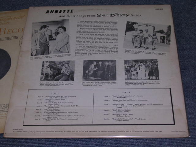 画像: ANNETTE & V.A. - WALT DISNEY SERIALS ( Release For KIDS ) / 1960s US ORIGINAL MONO LP  