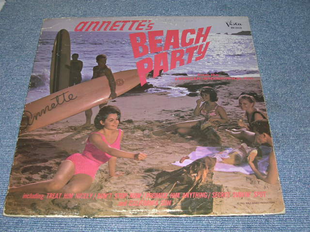 画像1: ANNETTE - BEACH PARTY ( VG+++/Ex ) / 1963 US ORIGINAL MONO LP 