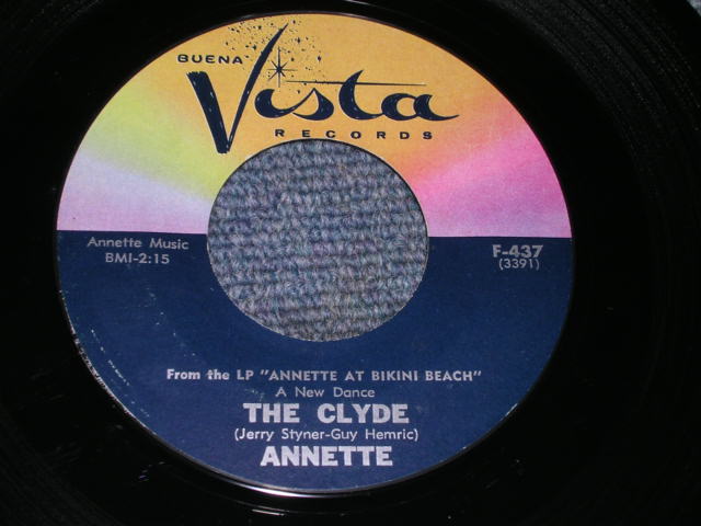 画像: ANNETTE - A NEW DANCE THE CLYDE / 1964 US ORIGINAL 7" SINGLE  