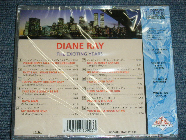 画像: DIANE RAY - THE EXCITING YEARS / 1994 ORIGINAL Brand New SEALED CD  