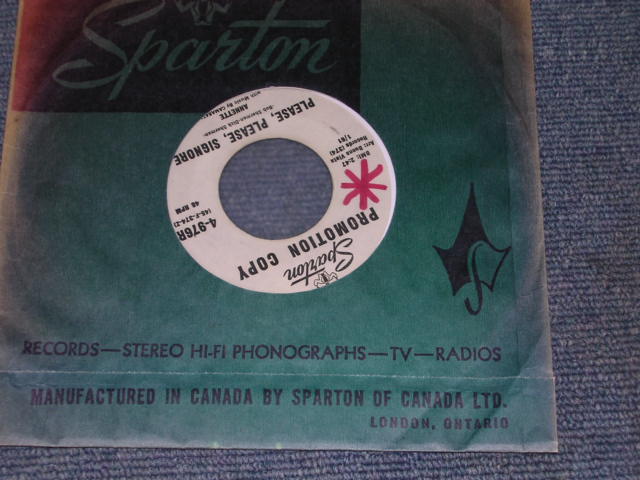 画像: ANNETTE - DREAM BOY / 1961 CANADA ORIGINAL White Label Promo 7" SINGLE  
