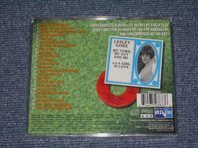 画像: LESLEY GORE -MY TOWN, MY GUY AND ME + SINGS ALL ABOUT LOVE / 2000 UK Brand New SEALED CD  
