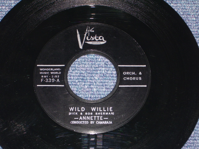 画像1: ANNETTE - WILD WILLIE / 1959 US ORIGINAL 7" SINGLE  