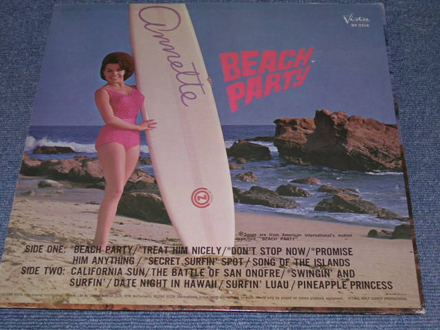 画像: ANNETTE - BEACH PARTY / 3US ORIGINAL MONO LP  