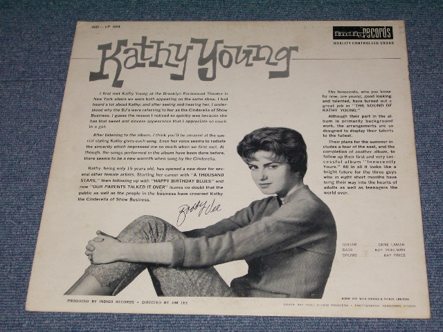 画像: KATHY YOUNG - THE SOUND OF / 1961 US AMERICA ORIGINAL MONO Used LP