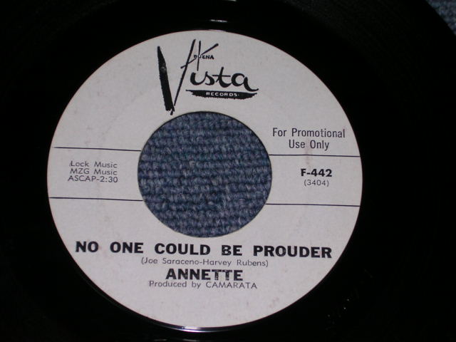 画像: ANNETTE - BOY TO LOVE / 1965 US ORIGINAL WHITE LABEL PROMO 7" SINGLE  