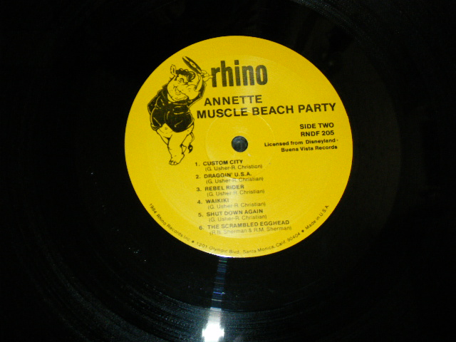 画像: ANNETTE - AMUSCLE BEACH PARTY / 1980's US REISSUE used LP  