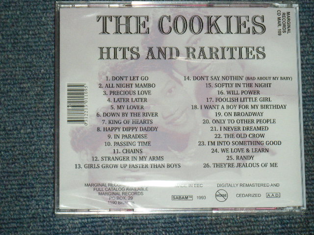 画像: THE COOKIES - HITS AND RARITIES ( 26 version ) / 1993 EU SEALED CD  