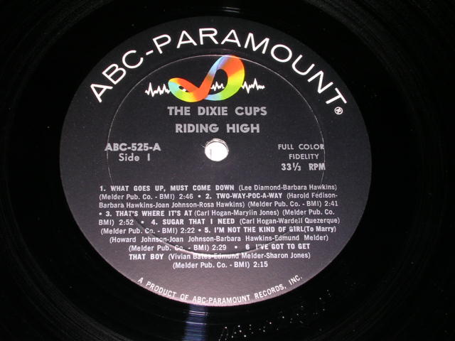 画像: THE DIXIE CUPS - RIDING HIGH / 1965 US ORIGINAL MONO LP  
