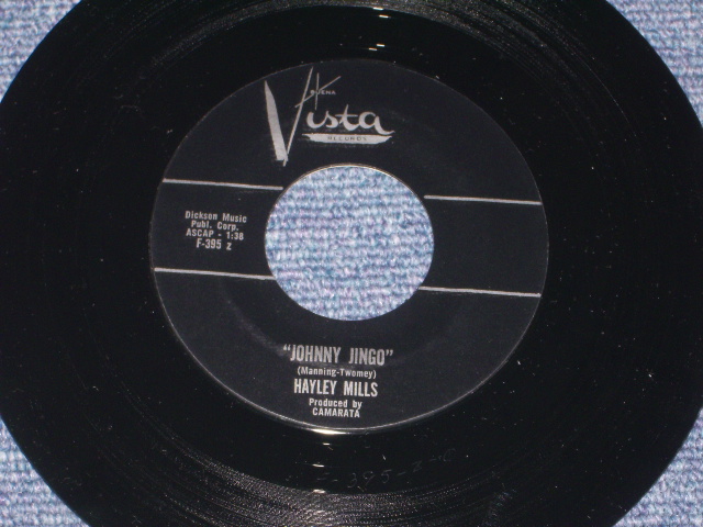 画像: HAYLEY MILLS - JEEPERS CREEPERS / 1962 US ORIGINAL 7" Single With PICTURE SLEEVE  