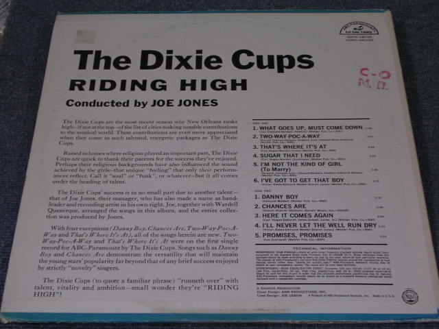 画像: THE DIXIE CUPS - RIDING HIGH / 1965 US ORIGINAL MONO LP  