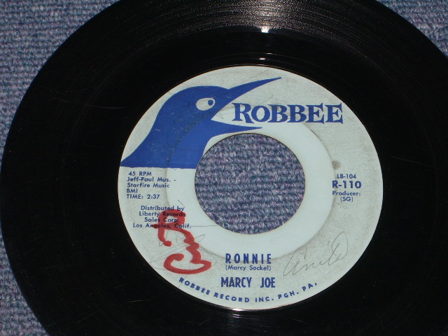 画像: MARCY JOE - RONNIE / 1960s US ORIGINAL 7" Single  