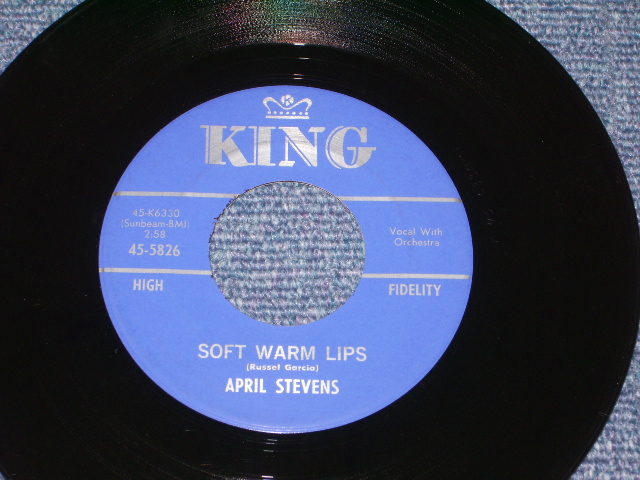 画像1: APRIL STEVENS - SOFT WARM LIPS / 1963 US ORIGINAL 7" SINGLE  