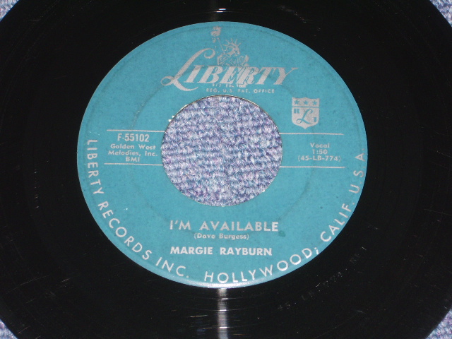 画像1: MARGIE RAYBURN - I'M AVAILABLE / 1957 US ORIGINAL 7" Single  