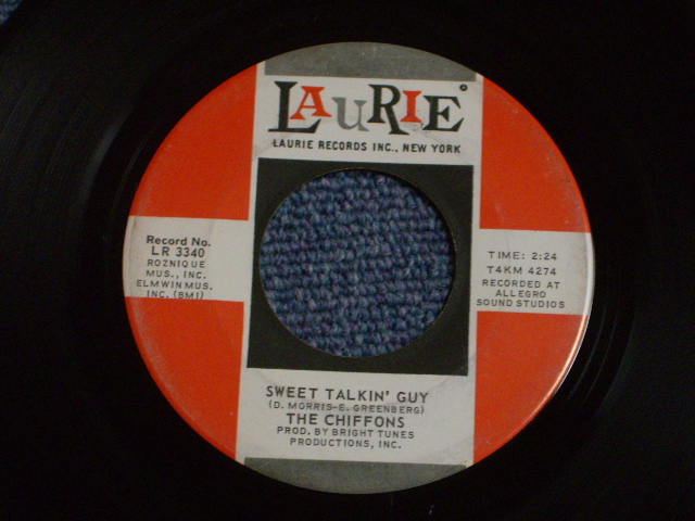 画像1: THE CHIFFONS - SWEET TALKIN' GUY / 1965 US ORIGINAL 7" SINGLE  