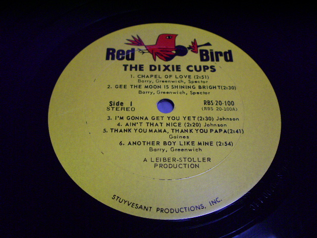 画像: THE DIXIE CUPS - CHAPEL OF LOVE( Ex++/Ex+++) / 1964 US ORIGINAL STEREO LP 