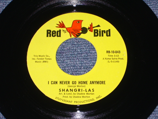 画像1: THE SHANGRI-LAS - I CAN NEVER GO HOME ANYMORE / 1965 US ORIGINAL 7" Single  