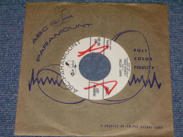 画像1: CAROLE KING - BABY SITTIN' / 1958 US ORIGINAL White Label PROMO 7" SINGLE  