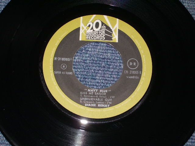 画像: DIANE RENAY - NAVY BLUE / 1964 FRANCE ORIGINAL 7"EP With PICTURE SLEEVE 