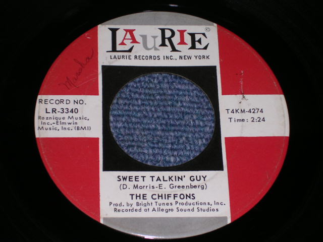 画像1: THE CHIFFONS - SWEET TALKIN' GUY / 1965 US ORIGINAL 7"SINGLE  