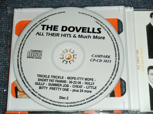 画像: THE DOVELLS - ALL THEIR HITS AND MUCH MORE / 1995 GERMAN ORIGINAL Brand New 2 CD With 16 Pages SOUVENIR BOOKLET  