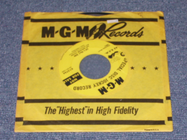 画像1: THE SHEPHERD SISTERS - HEART AND SOUL / 1959 US ORIGINAL Yellow Label Promo 7" SINGLE With Company Sleeve 