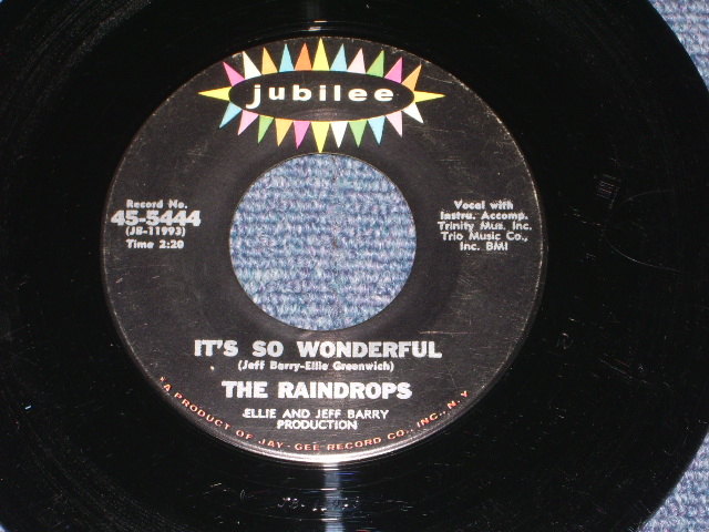 画像: THE RAINDROPS - WHAT A GUY ( 1st Debut Single ) / 1963 US ORIGINAL 7" SINGLE 