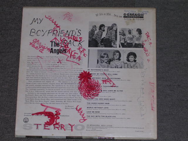 画像: THE ANGELS - MY BOYFRIENDS BACK / 1963 US ORIGINAL STEREO LP  