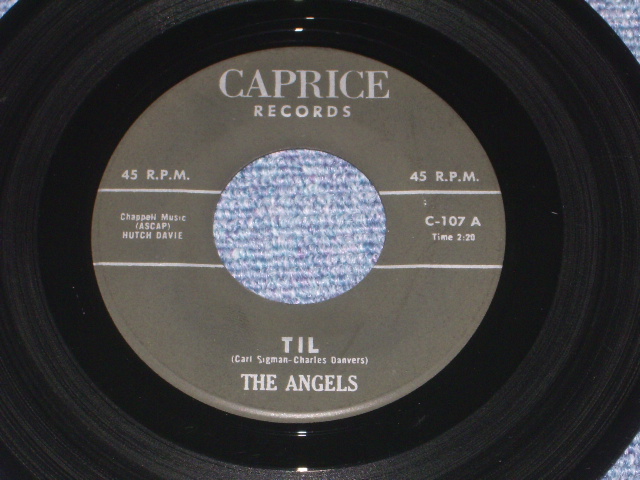 画像1: THE ANGELS - 'TIL / 1961 US ORIGINAL 7" SINGLE  