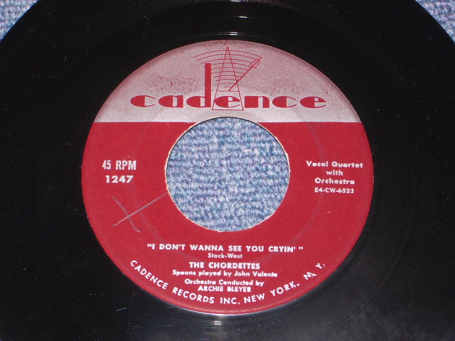 画像: THE CHORDETTES - MR.SANDMAN / 1954 US Original 7" Single 