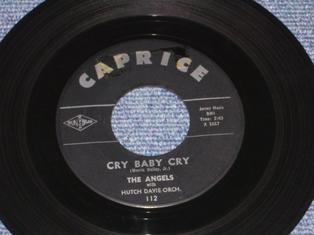 画像1: THE ANGELS - CRY BABY CRY / 1961 US ORIGINAL 7" SINGLE  