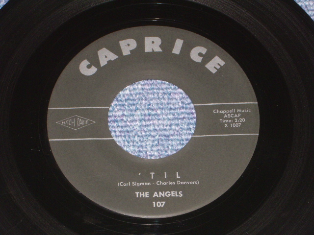 画像1: THE ANGELS - 'TIL / 1961 US ORIGINAL 7" SINGLE  