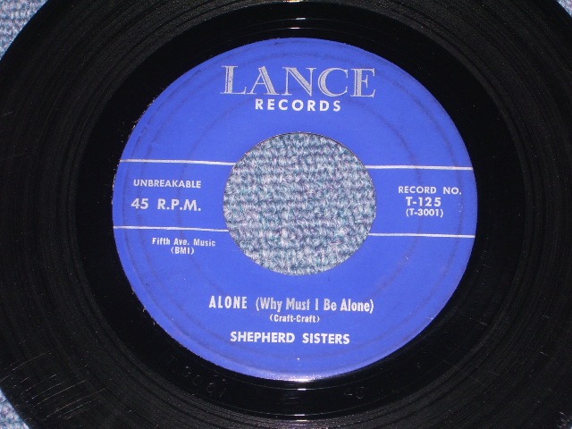 画像1: THE SHEPHERD SISTERS - ALONE / 1957 US ORIGINAL 7" SINGLE  