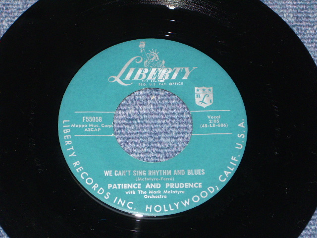 画像: PATIENCE and PRUDENCE - DREAMER'S BAY / 1957 US Original 7" Single  