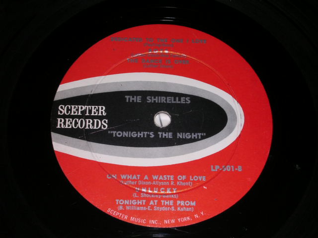 画像: THE SHIRELLES - TONIGHT'S THE NIGHT ( Ex-/VG+++ ) / 1962 US AMERICA ORIGINAL 2nd PRESS MONO LP 