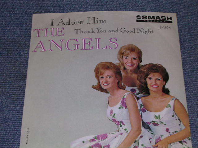 画像: ANGELS - I ADORE HIM / 1963 US ORIGINAL 7" Single With PICTURE SLEEVE  
