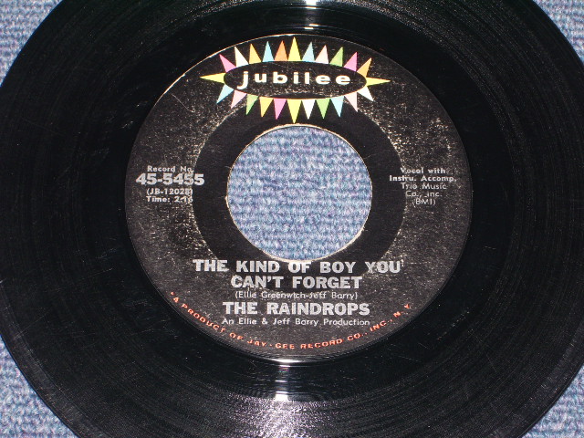 画像1: THE RAINDROPS - THE KIND OF BOY YOU CAN'T FOR GET ( Ex+/Ex+ ) / 1963 US ORIGINAL 7" SINGLE  