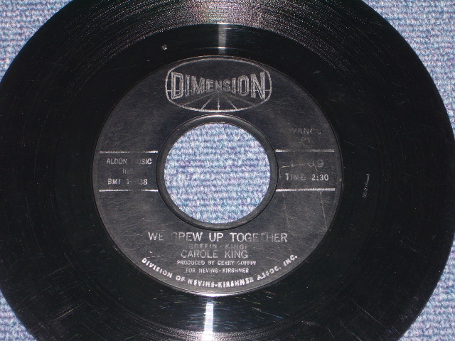 画像: CAROLE KING - HE'S A BAD BOY / 1963 US ORIGINAL PROMO BLACK Label 7" SINGLE  