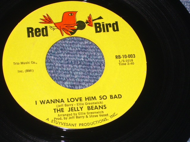 画像1: THE JERRY BEANS - I WANNA LOVE HIM SO BAD ( Ex++ )/ 1964 US ORIGINAL 7" Single  