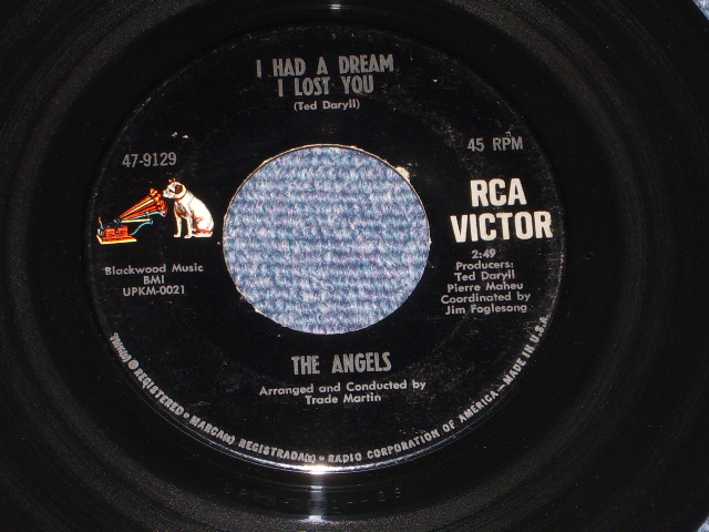 画像: THE ANGELS - I HAD A DREAM I LOST YOU / 1967 US ORIGINAL 7" SINGLE  