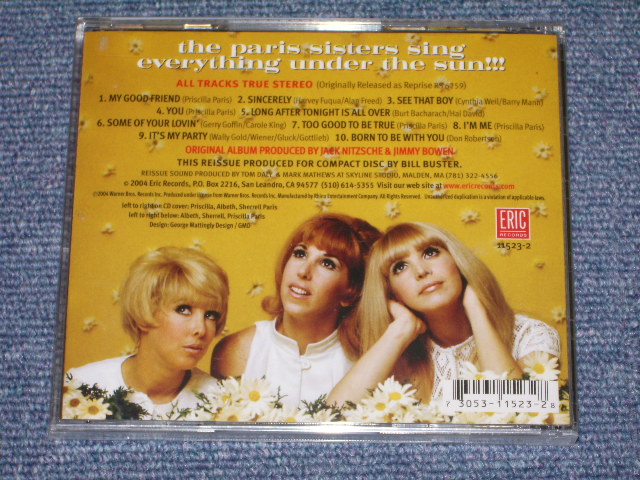 画像: THE PARIS SISTERS - THE STORY OF THE ( 10 version ) / 2004 US SEALED CD  