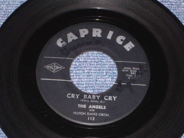 画像1: THE ANGELS - CRY BABY CRY / 1961 US ORIGINAL 7" SINGLE 