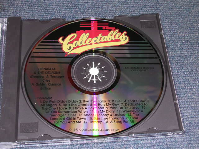 画像: REPARATA & THE DELRONS - WHENEVER A TEENAGER CRIES A GOLDEN CLASSICS EDITION / 1993 US Brand New CD  
