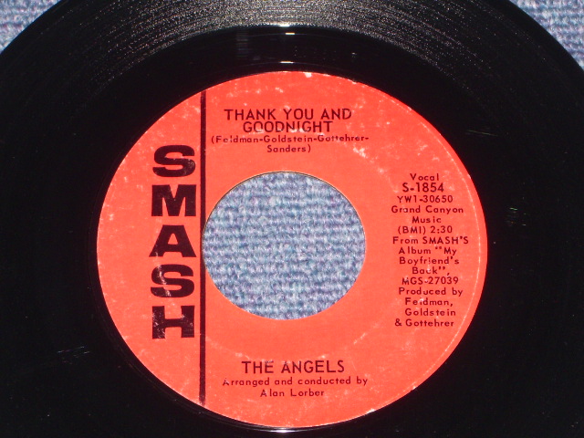 画像: THE ANGELS - I ADORE HIM ( Written by ;JAN BERRY of JAN&DEAN :  Ex+++/Ex+++) / 1963 US ORIGINAL 7" SINGLE  