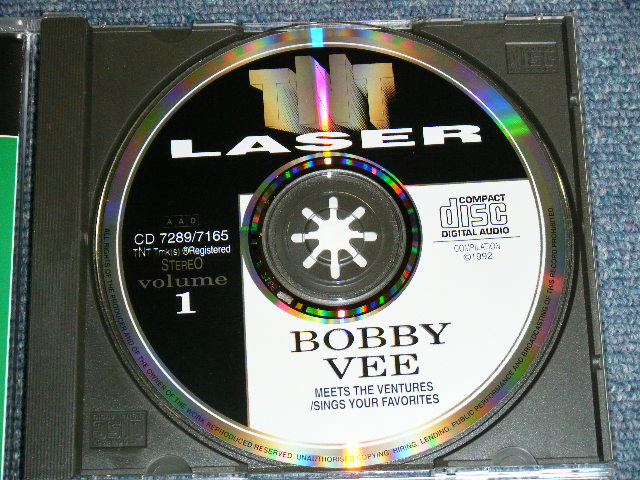 画像: BOBBY VEE / THE VEN TURES - VOLUME 1 : MEET THE VENTURES + SINGS YOUR FAVORITES ( ORIGINAL ALBUM 2 in 1 ) / 1992 US ORIGINAL Brand New CD  