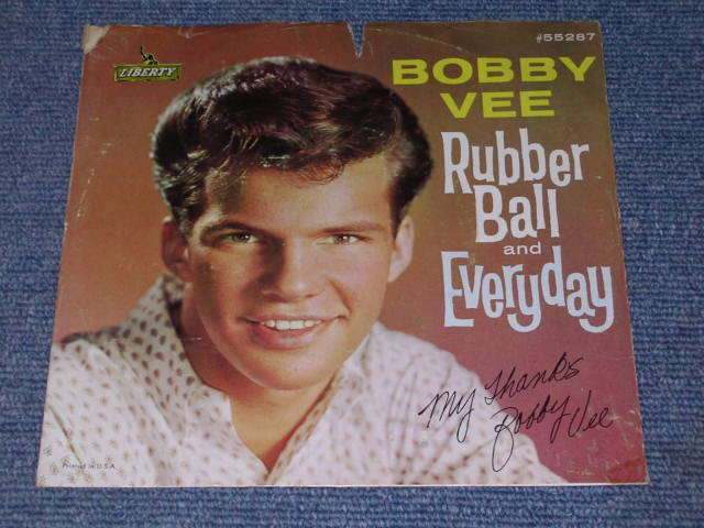 画像1: BOBBY VEE - RUBBER BALL / 1960 US Original 7" Single With PICTURE SLEEVE 
