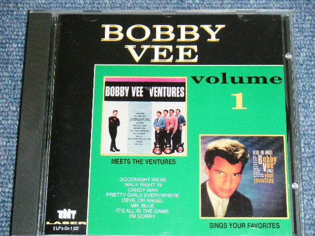 画像1: BOBBY VEE / THE VEN TURES - VOLUME 1 : MEET THE VENTURES + SINGS YOUR FAVORITES ( ORIGINAL ALBUM 2 in 1 ) / 1992 US ORIGINAL Brand New CD  