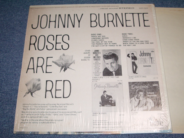 画像: JOHNNY BURNETTE - ROSES ARE RED / 1962 US ORIGINAL STEREO LP  