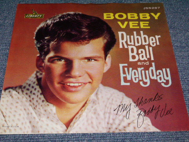 画像1: BOBBY VEE - RUBBER BALL / 1960 US ORIGINAL 7"SINGLE With PICTURE SLEEVE 