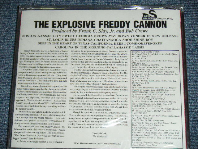 画像: FREDDY CANNON - THE EXPLOSIVE! / 2001 US Brand New Sealed CD 